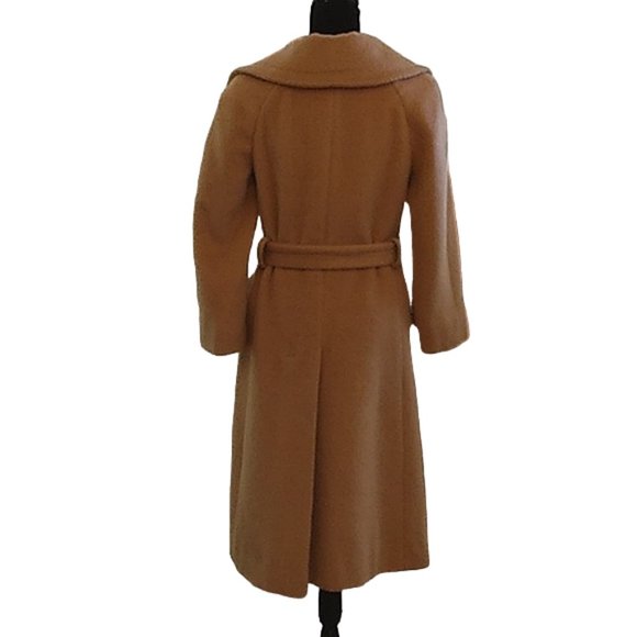 Authentic Vintage 80s 100% Wool Roxanne Columbia, SC Size 4/6 Tan Beige - Picture 3 of 10